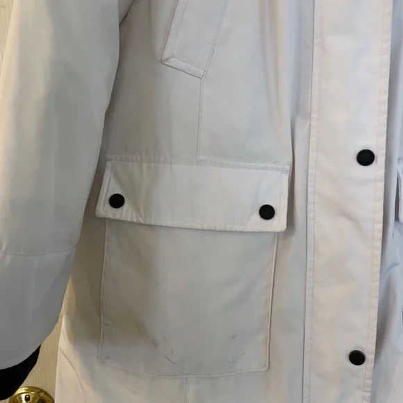 $20 FOR A COAT!!!     Andrew Marc XXL white parka - Picture 5 of 12